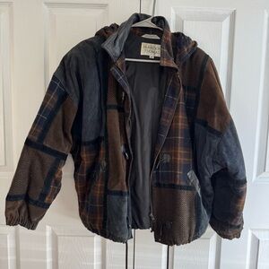 Vintage Plaid Patchwork Jacket